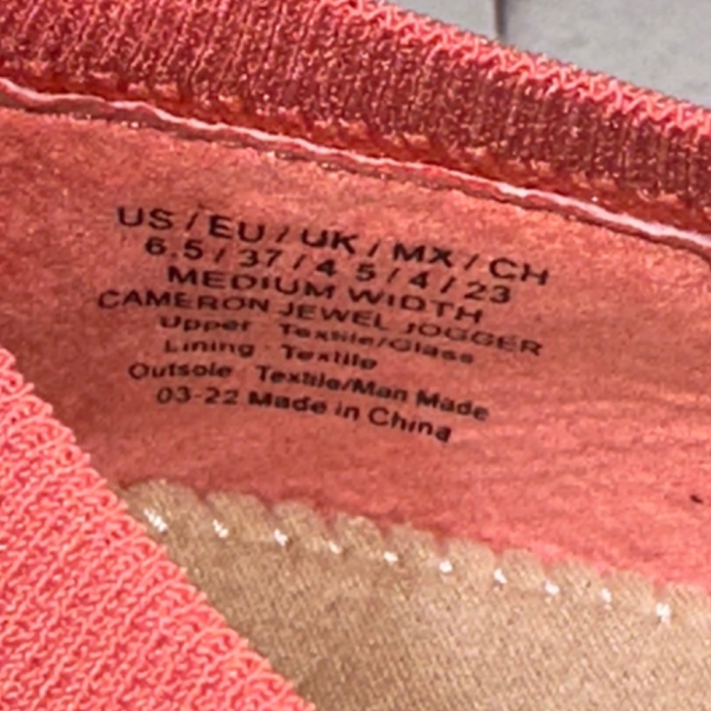 Kenneth Cole Reaction Cameron Jewel Jogger Sunset Coral Rhinestone Sneaker 6.5 - Picture 6 of 12